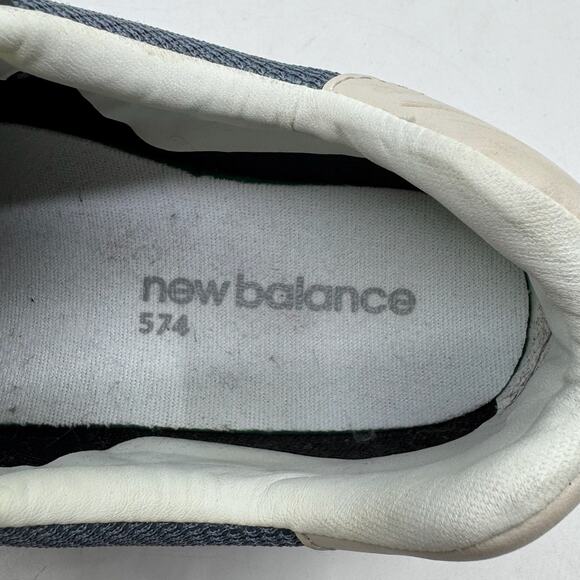 NEW BALANCE Men's 574 SYO Sea Salt Outer Space Nubuck - Picture 8 of 13